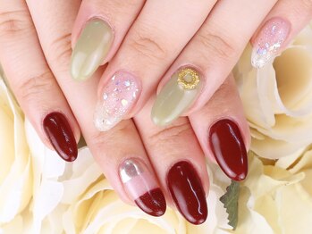 フラッシュネイル フレンテ西宮店/除去付デザイン定額コ-ス◇