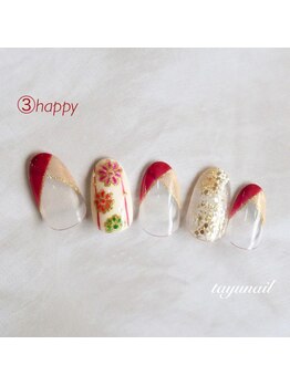 和柄ネイル☆和風・着物