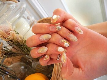 ミッシュネイル(mish nail)/ジュエリーパーツ×パラジェル