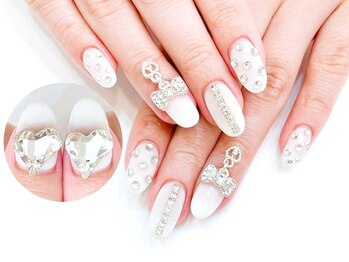 ネイルコレクション ピンク(Nail Collection Pink)/ジェル定額￥9990☆ビジュー