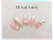 エイチワン(H1)/持込デザイン：クリスマスネイル