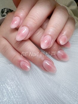 ビーネイル 新松戸(BE NAIL)/可愛いラメチークネイル