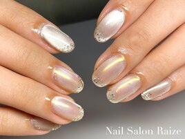 オーロラネイル/キラキラ/ミラー