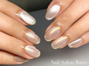 ライズ 本町店(Raize)/オーロラネイル/キラキラ/ミラー