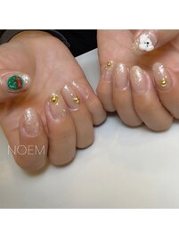 クリスマスネイル