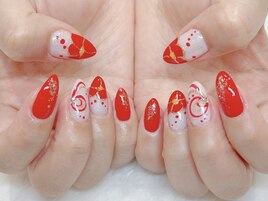 お正月ネイル