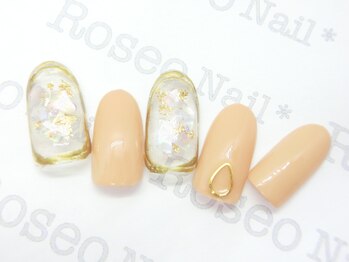 ネイルサロン ロゼオ(Nail salon Roseo)/■渋谷>/抜け感ネイル