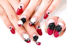 ネイルコレクション ピンク(Nail Collection Pink)/ジェル定額￥9990☆3D薔薇