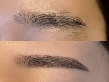 アイブロウドット 大宮(iBROW.)/メンズアイブロウbefore→After