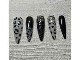 レオパード柄ネイル