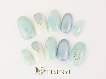 エリクサーネイル 神田(Elixir Nail)/シンプル/クーポン使用