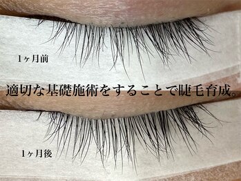 ジーナ(Gina)/美容液を使用せずに睫毛育成