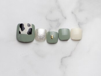 ディーネイル アイラッシュ オカザキ(DEE nail×eyelash okazaki)/D14 フットプレミアム定額