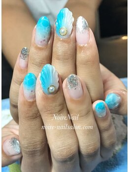 ノワール ネイルアンドスクール(Noire)/★マーメイドネイル★