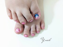 推しのフットネイル