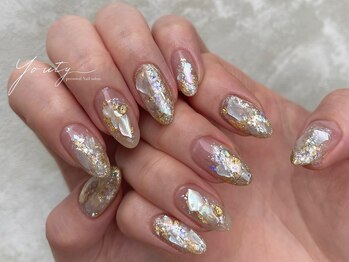 ユーティーネイル(Youty Nail)/キラキラシェルニュアンス