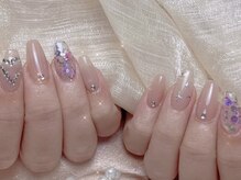 クイーンズネイルサロン(Queen's nail salon)/ストーンハートデザイン