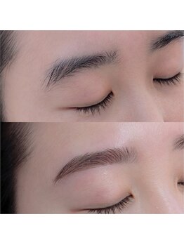 ヒビ(hibi)/眉毛スタイリング+眉カラー