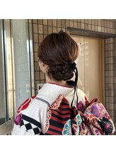 アイプラス 河原町三条(i plus)/振袖着付け × ヘアセット