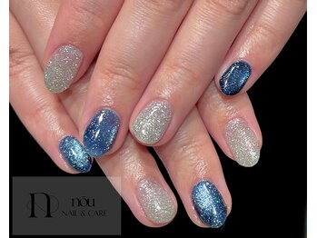 ノウ(nou)/ブルー×パステルブルーマグ