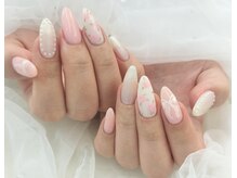 プール 横浜(pool)/バラ/春ネイル/spring