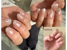 ナチュラル自爪風な長さだしもお任せください！