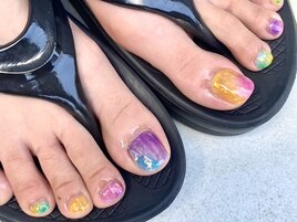 持ち込みデザイン　フットネイル