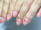 水彩風ニュアンスで優しい指先