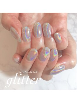 ネイルサロン グリッター(NAIL SALON glitter)/ユニコーンネイル