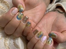 R-ジェル/ハンドデザインD &nbsp;&nbsp;¥6700 新規