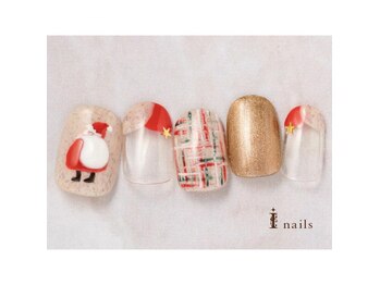 アイネイルズ 横浜EAST店(I-nails)/クリスマスサンタネイル