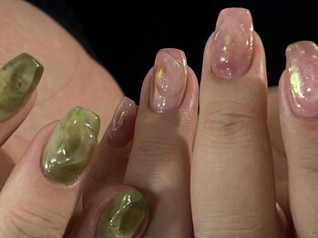 ルカ 原宿(lux)/推し活 × ウィキッドネイル！