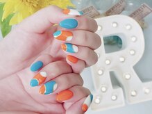 アール 桜木町店(R)/夏カラーネイル