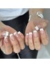 【ご新規様Hand】"王道フレンチ"ネイル｛オフ・ケア込み｝￥6600