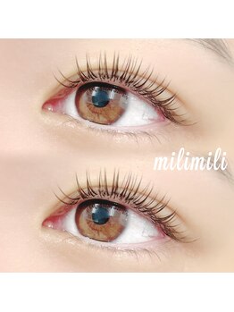 ミリミリ(milimili)の写真/カラーが豊富!グレージュカラーで透明感のあるニュアンスeyeが人気♪ピンク、ボルドー系で外国人風eyeも★