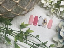 ネイルサロン&スクール ジーナ(GINA)/パーツが個性的なシックネイル