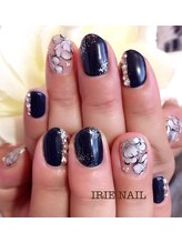アイリーネイル(IRIE NAIL)/ジェル　手描き4本アート