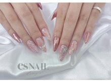 エスネイル 新宿西口店(es NAIL)/ピンクトーンのデザイン