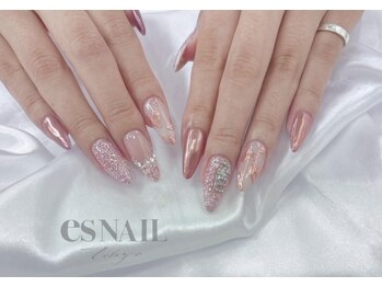 エスネイル 新宿西口店(es NAIL)/ピンクトーンのデザイン