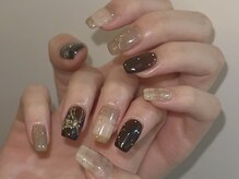 ジェミーネイル シンジュク(Jemiy nail shinjuku)/【Saki】秋チェックリボン¥8700