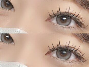 エミーアイラッシュ 大通店(Emii Eyelash)/フラット上下180本/C.Dカール