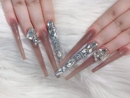 ブラウンベージュネイル