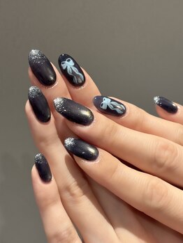 エン(enn)/マグネット × 手描きリボン