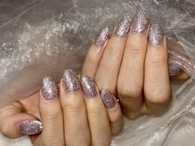 フラッシュネイル　パープル