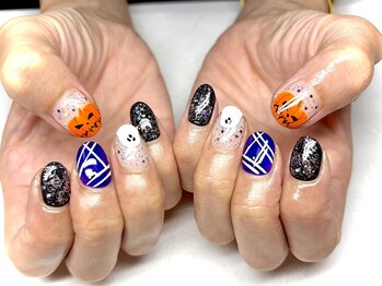 ジュリネイル(JULIE NAIL)の写真/JR野田すぐネイル専門店!最旬トレンド♪【ハロウィン期間限定☆】オフ込み110分アートし放題♪10/31まで◎