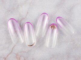 ミラーグラデーションネイル