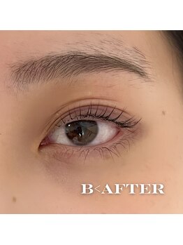 ビーアフターサロン 恵比寿本店(B<AFTER SALON)/透けツヤ感のマスカラ仕上げ