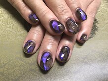 ネイル ゴシップ(Nail Gossip)/byKitty シースルー×アート