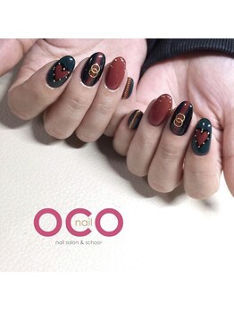 オコネイル ネイルサロンアンドスクール(OCO nail)/GUCCIネイル