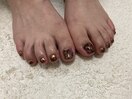 水彩滲み nail